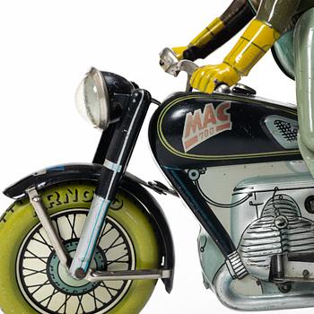 Arnold, tin toy, “Mac 700”, Germany, circa mid-20th century.