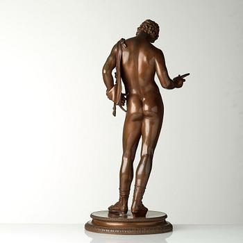 SABATINO DE ANGELIS, attributed to. Sculpture, bronze. Height 61.5 cm. Signed with a stamp Sabatino et fils.