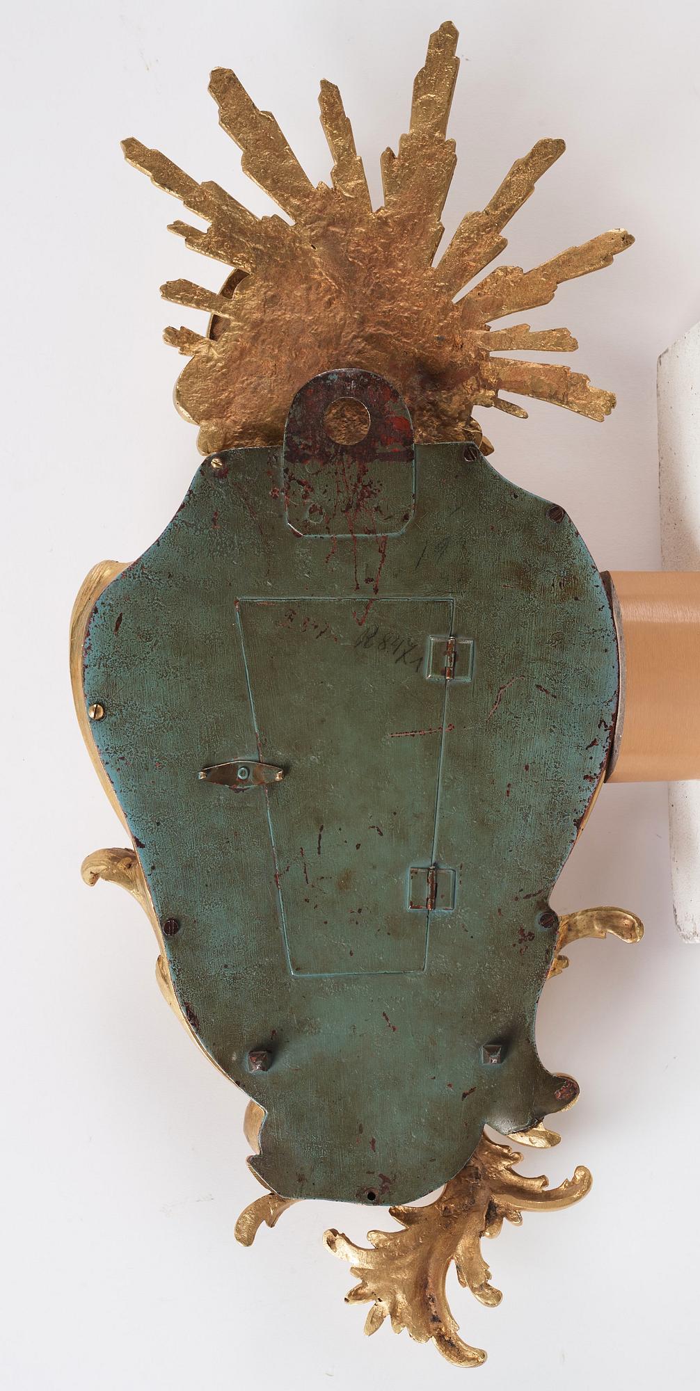 Väggpendyl, 1700-talets andra hälft, Rokoko.