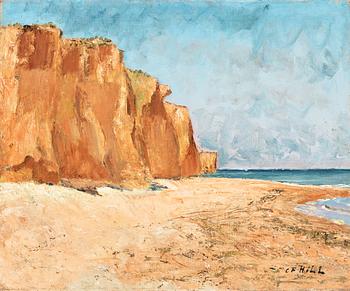 502. Carl Fredrik Hill, "Röda falaiser" / "Les falaises".