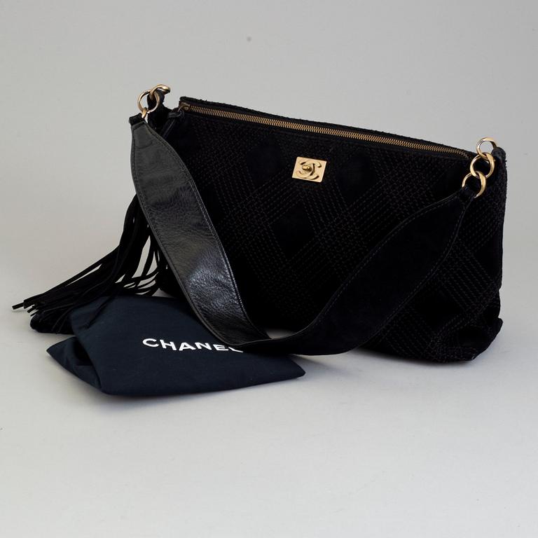CHANEL, "Wild Stitch Suede Shoulder Bag", 2002-03.