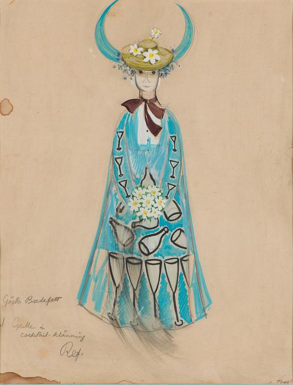 Tove Jansson, "Gulle i cocktail-klänning".
