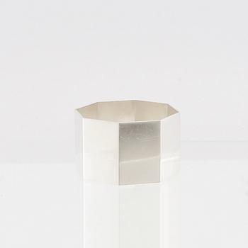 Wiwen Nilsson, napkin ring in sterling silver, Lund 1958.