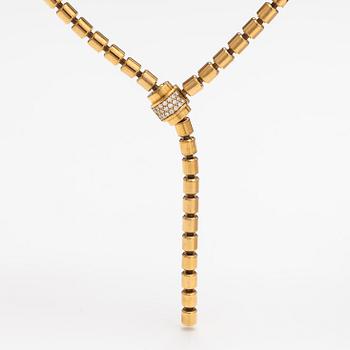 Piaget, Halsband "Possession", 18K guld, diamanter ca 0.30 ct tot. Märkt Piaget E48931.