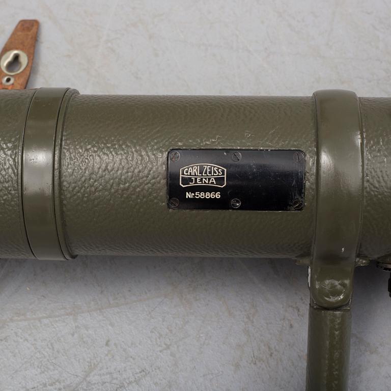 A Military Rangefinder with Carl Zeiss lenses used in the Swedish Coastal Artillery no. 58866.