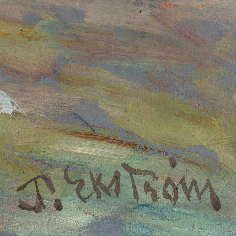 PER EKSTRÖM, oil on canvas, signed.