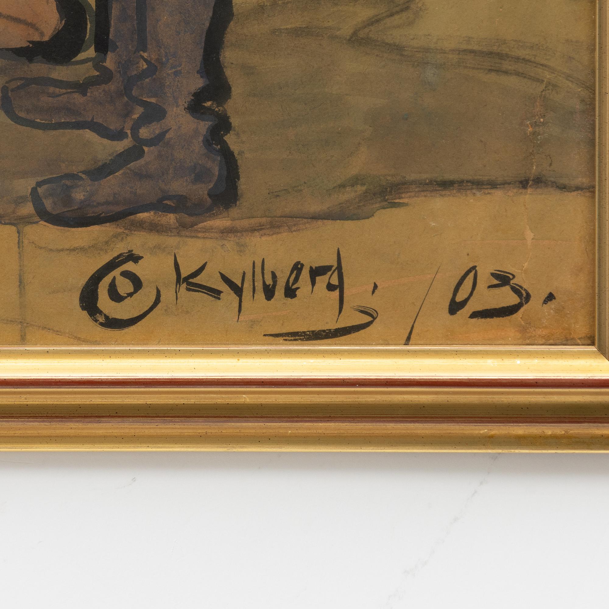 Carl Kylberg, "Komöte, Gråbo".