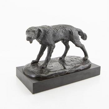 Okänd konstnär 1900-tal ,  skulptur metall bär signering.