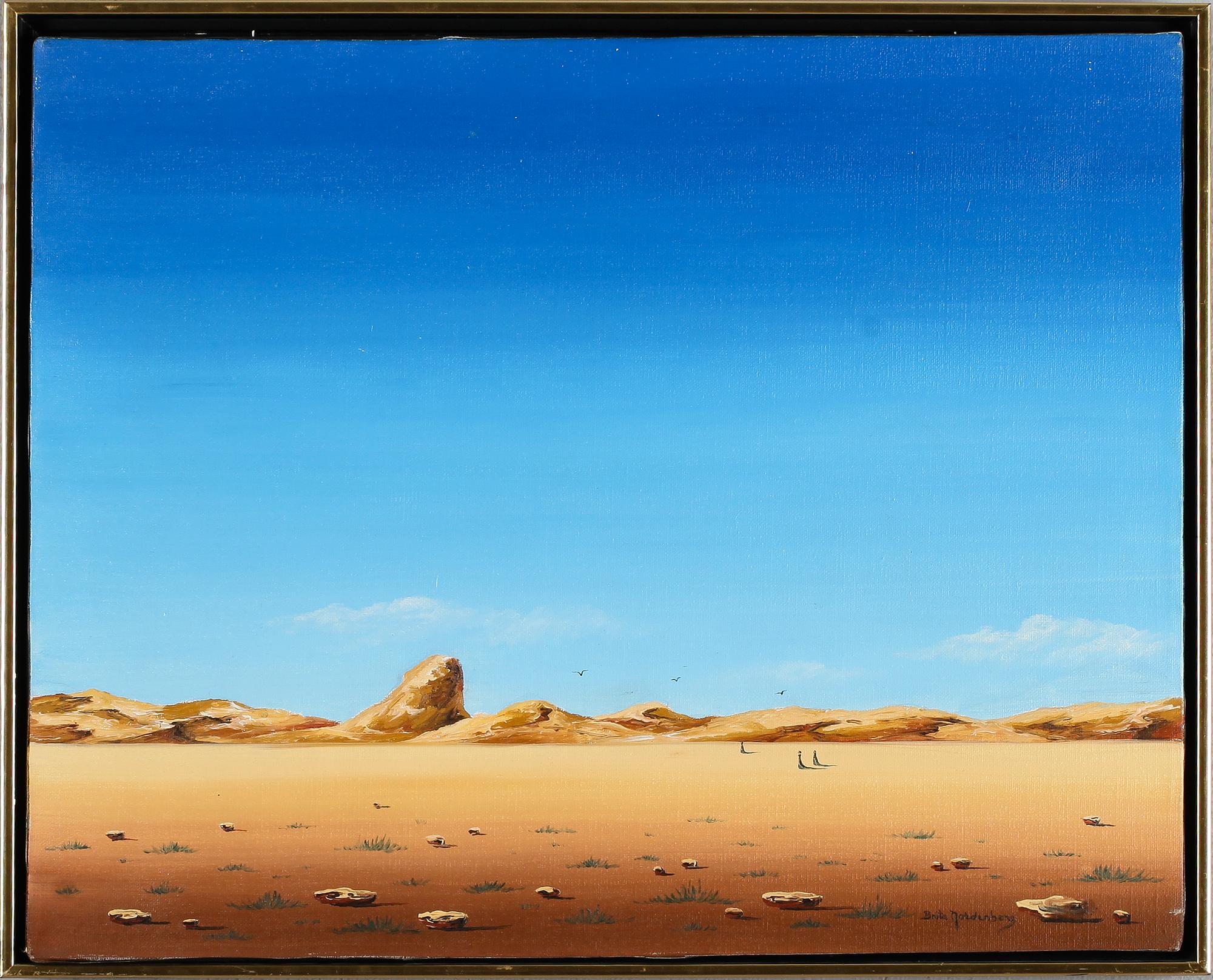 BRITA NORDENBERG, olja på duk, signerad.