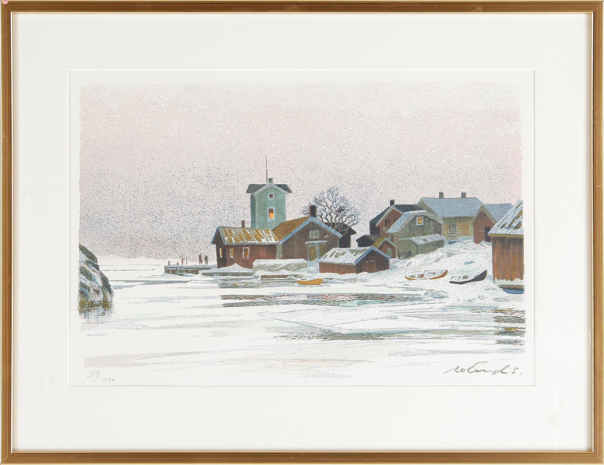 ROLAND SVENSSON, färglitografi, signerad och numrerad 39/350.
