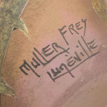 Vas, glas. Muller Freres, Luneville. Frankrike, Jugend.