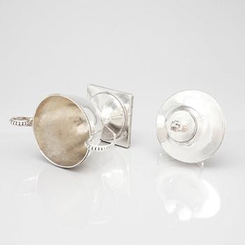 Petter Eneroth, sockerskål med lock, silver, Stockholm 1785. Gustaviansk.