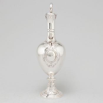 Joseph Angle, vinkanna, silver, London 1860.