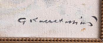 KALLSTENIUS, GOTTFRID, olja på duk, sign.