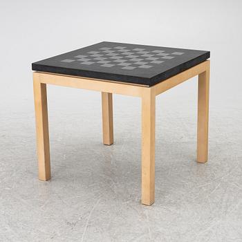 A coffee table with chessboard, 'Bläse', GAD.