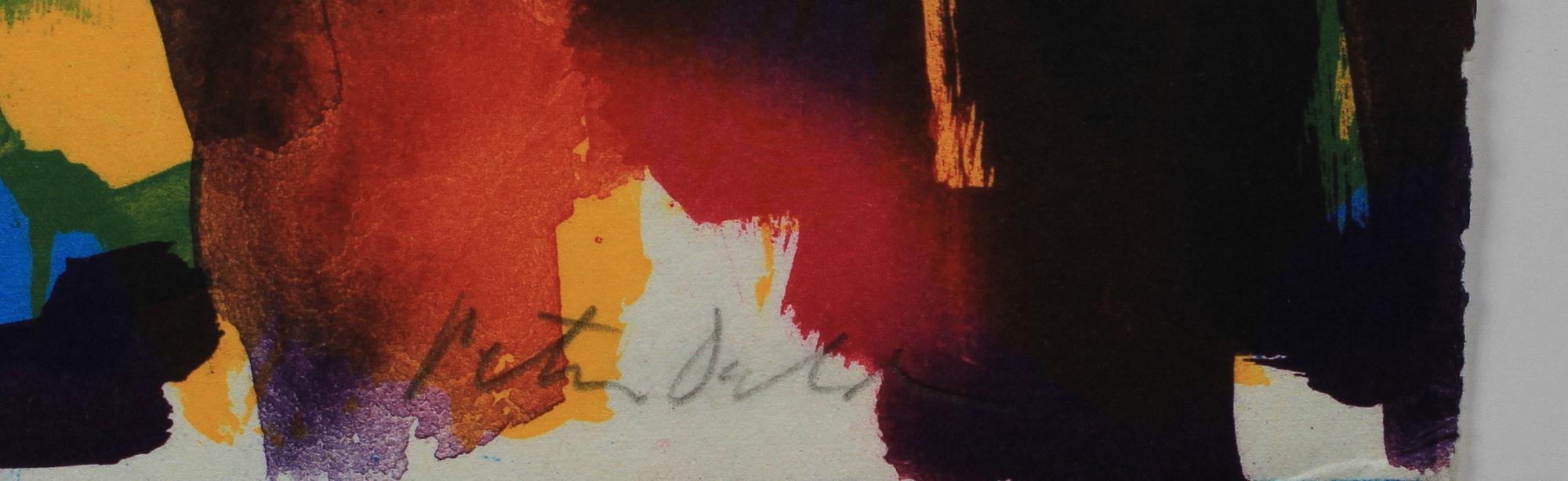 PETER DAHL, färglitografi, sign o numr 55/290.