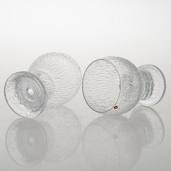 TIMO SARPANEVA, set of 12 'Ölkky' drinking glasses from Kekkerit (Party) series for Iittala.