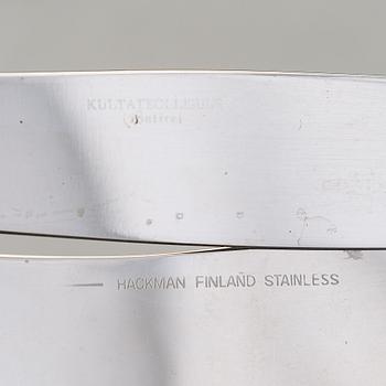 Bestickuppsättning, 38 dlr, silver, "Suomi"-serien, Kultateollisuus, Åbo 1975-93.