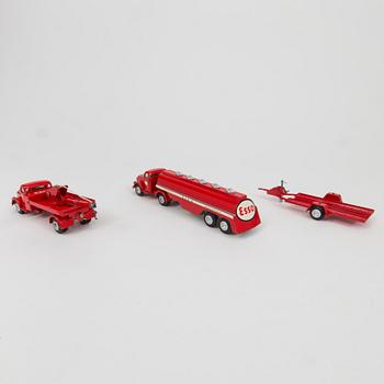 Three diecast Tekno vehicles Denmark 1960s.