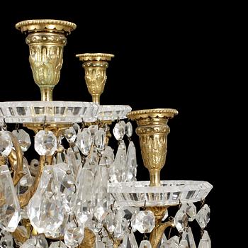 LJUSKRONA, oscariansk, sent 1800-tal. Höjd ca 138 cm.