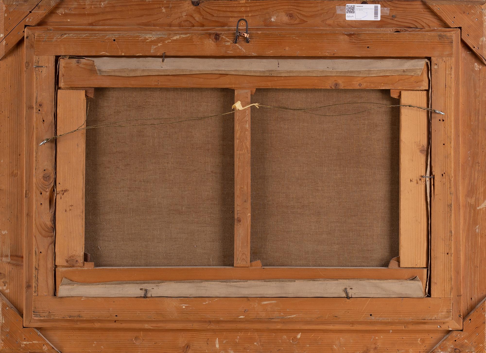 Herman Garman Schanche, oil on canvas, signed.