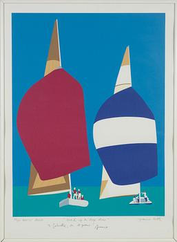 Franco Costa, silkscreen in colours, signed AP 19/30.