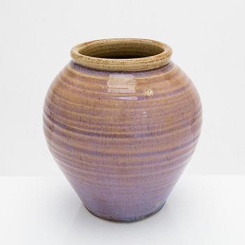 Michael Schilkin, a stoneware vase, signed Schilkin Arabia.