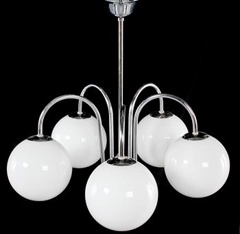 TAKLAMPA, 1900-tal. Höjd ca 53 cm.