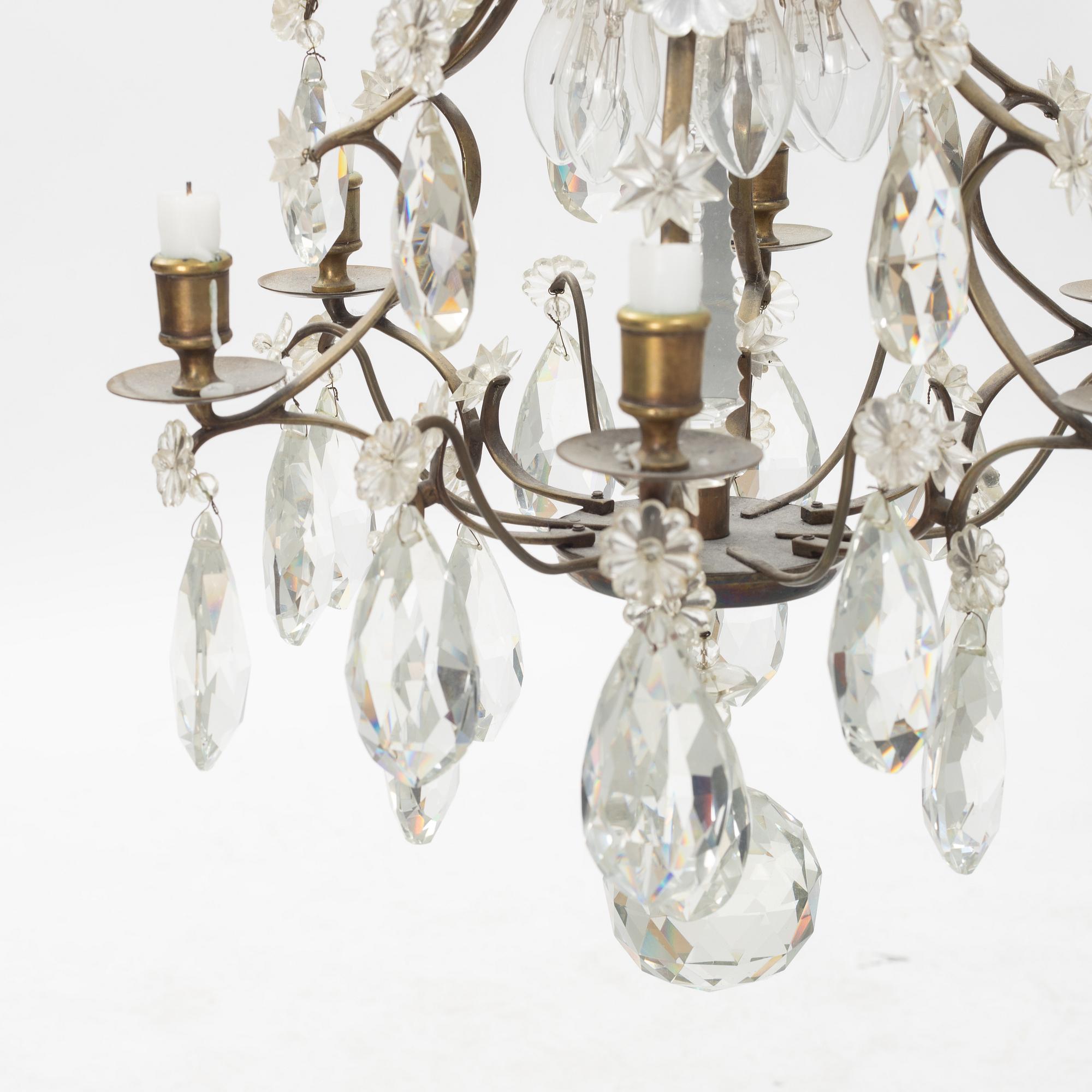 A Baroque style chandelier, first half of the 20th Century.