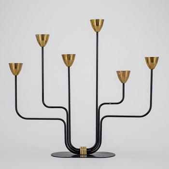 LJUSSTAKE, mässing, Gunnar Ander, Ystad Metall, 1900-talets mitt.