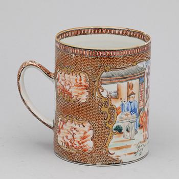 MUGG, porslin, Qianlong, Kina, 1700-tal.