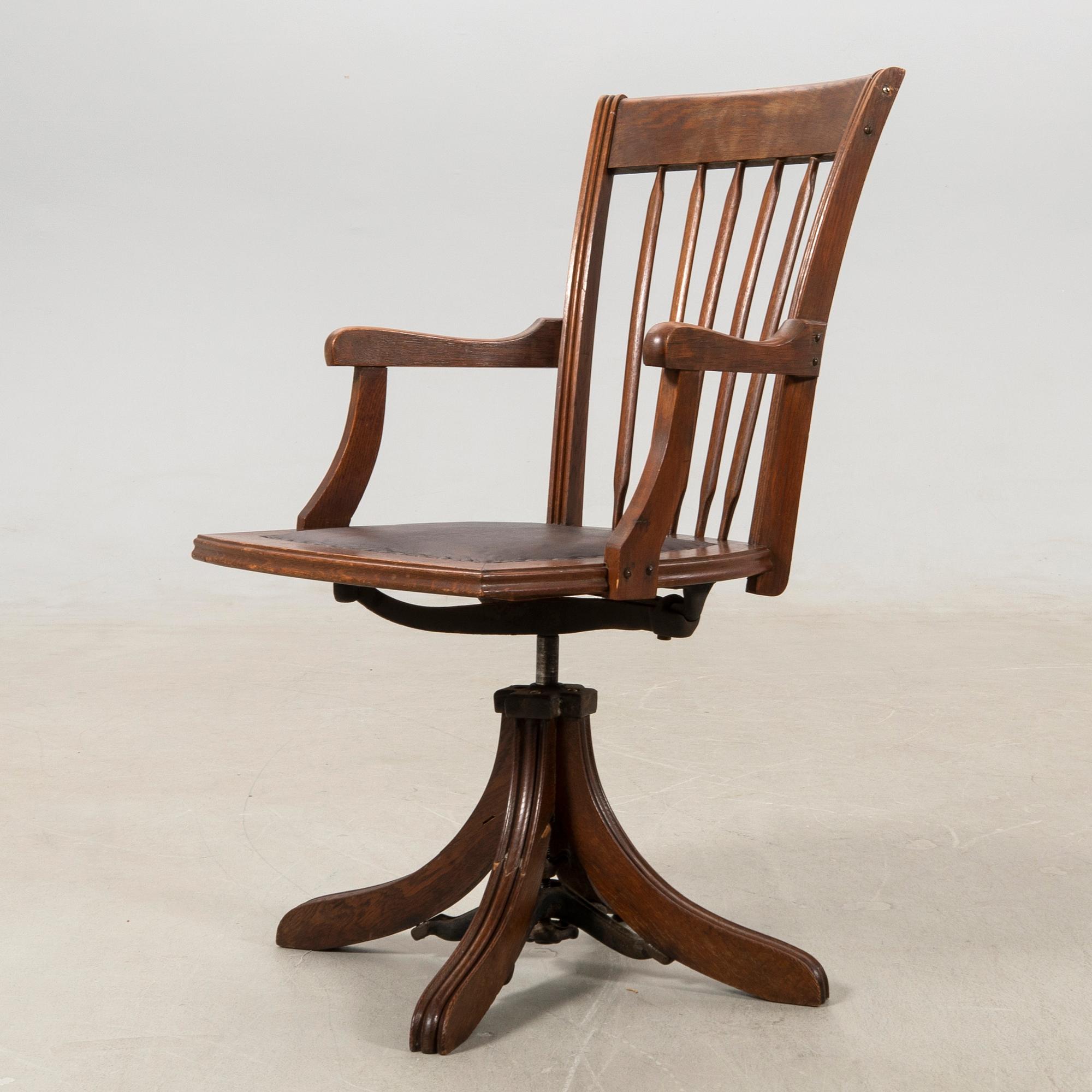 Desk chair early 20th century.