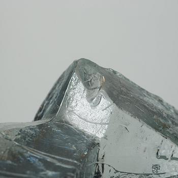 Edvin Öhrström, a "Korona" cast glass sculpture, Lindshammar, Sweden 1960's.