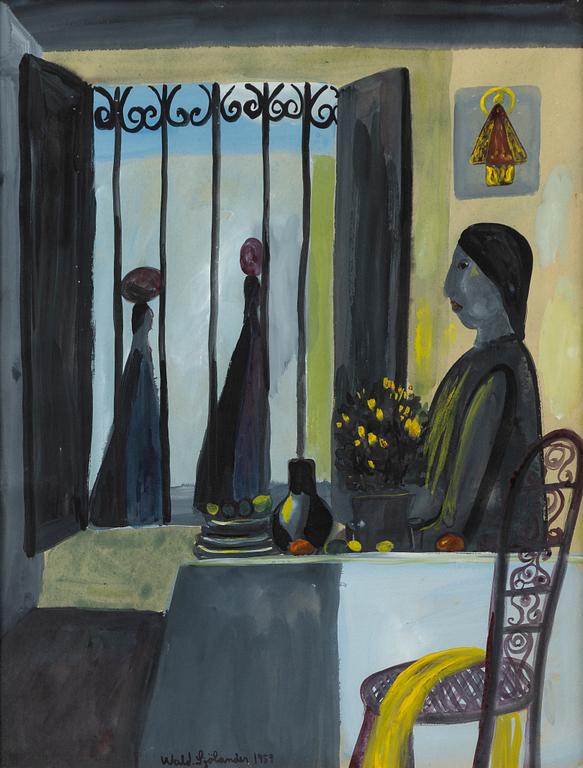 Waldemar Sjölander, 'Interior from Oaxaca.'.