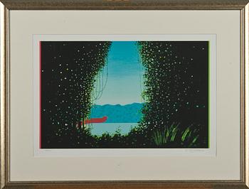 JUHANI LINNOVAARA, serigrafi, signerad, numrerad II/XXV.