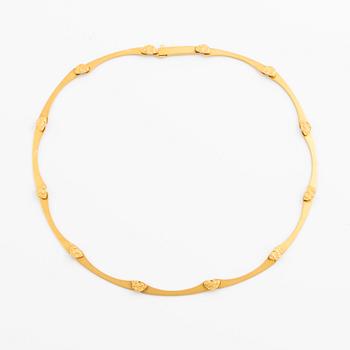 Björn Weckström, necklace "Hades", 18K gold, Finland 1980.