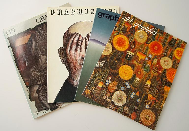 TIDSKRIFTER OCH ÅRSBÖCKER, "Graphis", "Graphis Annual" mm.