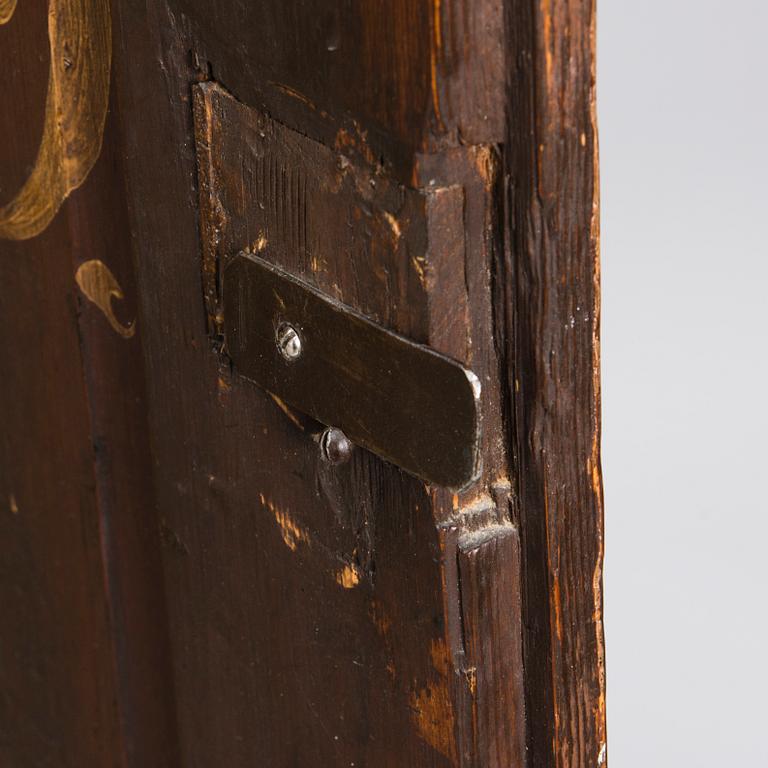 A painted cabinet, early 19th century.