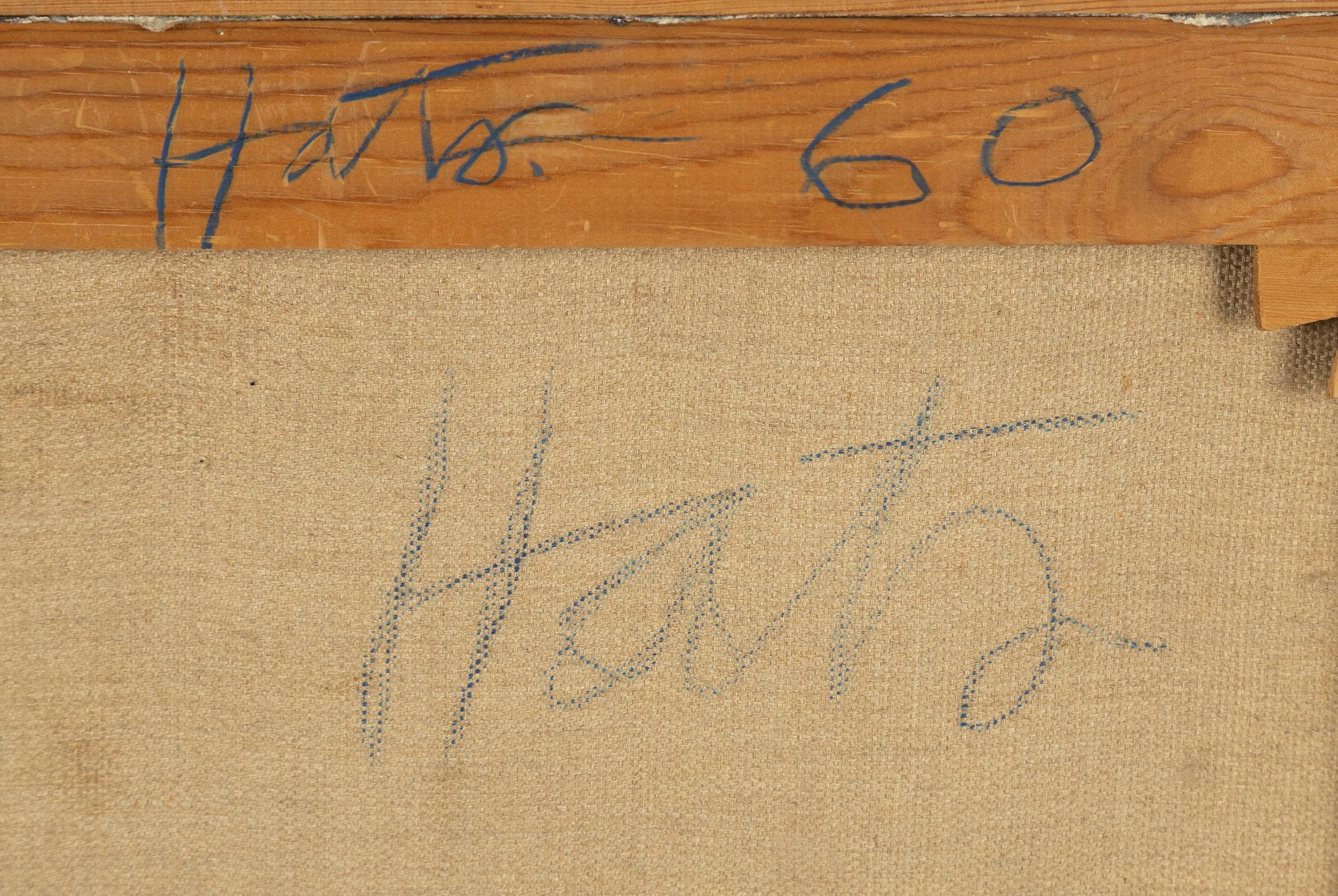 Felix Hatz, olja på duk, signerad a tergo.