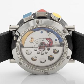 Alain Silberstein, Krono Bauhaus, kronograf, armbandsur, 40 mm.