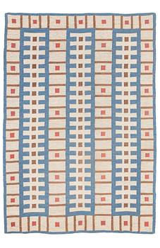 Sigvard Bernadotte, a carpet, flat weave, ca 230 x 160 cm, signed SB.