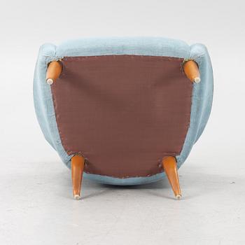 Kerstin Hörlin-Holmquist, an 'Onkel Adam' armchair, Triva series, Nordiska Kompaniet's workshops in Nyköping.