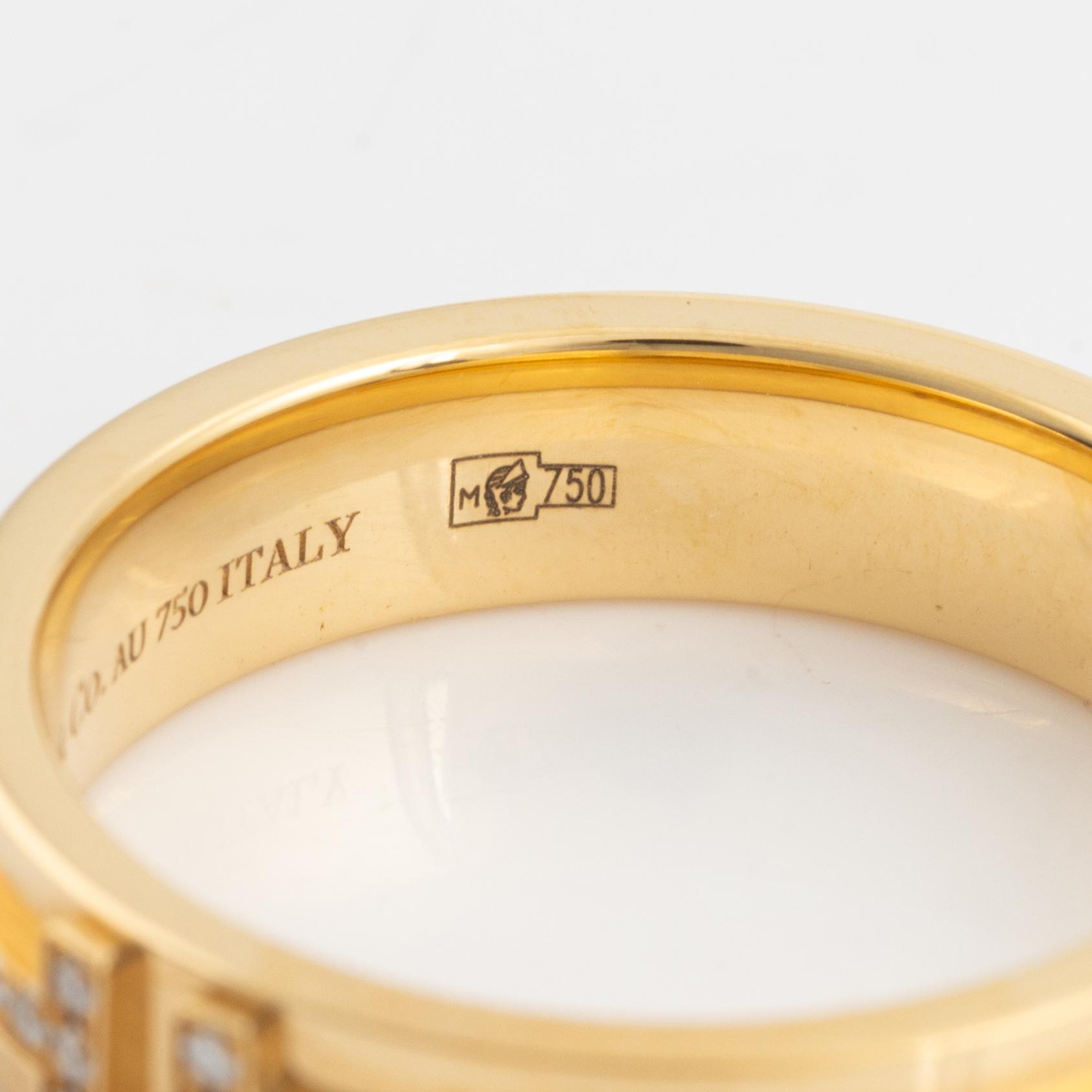 Tiffany & Co, Ring with brilliant-cut diamonds.