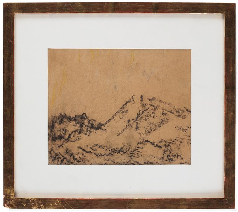 Carl Fredrik Hill, Landscape with mountains.