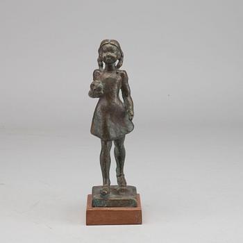 JONAS FRÖDING, a signed bronze figurine.