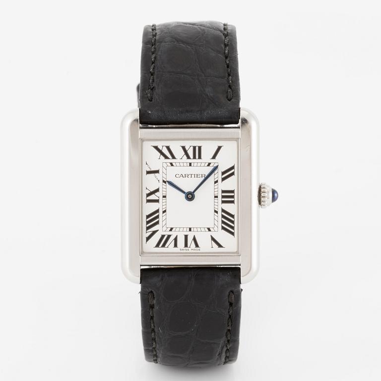 Cartier, Tank Solo, wristwatch, 24.5 mm.