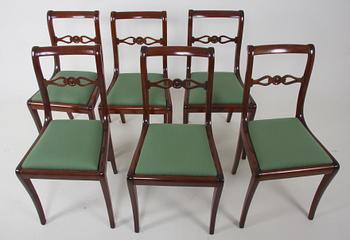 STOLAR, 6 st, empirestil. England.