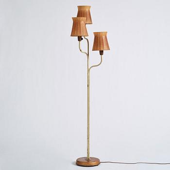 Hans Bergström, a floor lamp, ateljé Lyktan, Sweden 1940-50s.