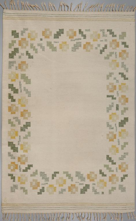 MATTA, rölakan, Anna Johanna Ångström, signerad Å, 1900-talets andra hälft, 235x165 cm.