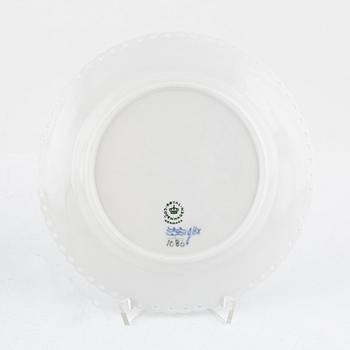 Royal Copenhagen, nine porcelain plates 'Musselmalet Full Lace, Denmark.